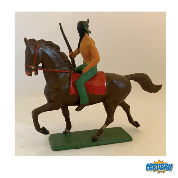 CAVALIER INDIEN FUSIL A LA MAIN STARLUX 423