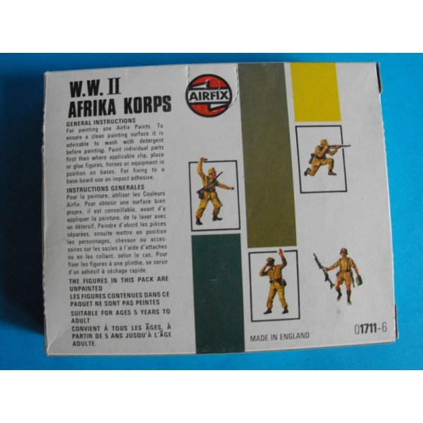 BOITE AIRFIX AFRIKA KORPS HO OO VINTAGE