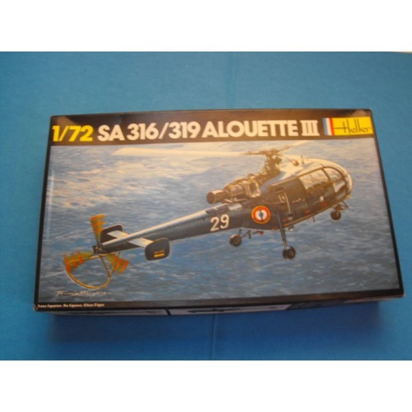 HELICO SA 316/319 ALOUETTE III HELLER 1/72 eme