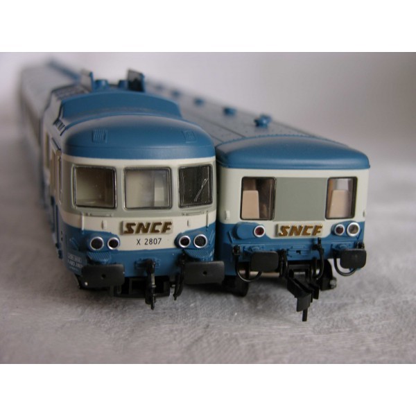 ROCO autorail XABD 2807 + remorque XRABD 8276 