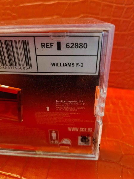 WILLIAMS F1 SCALEXTRIC SCX REF 62880