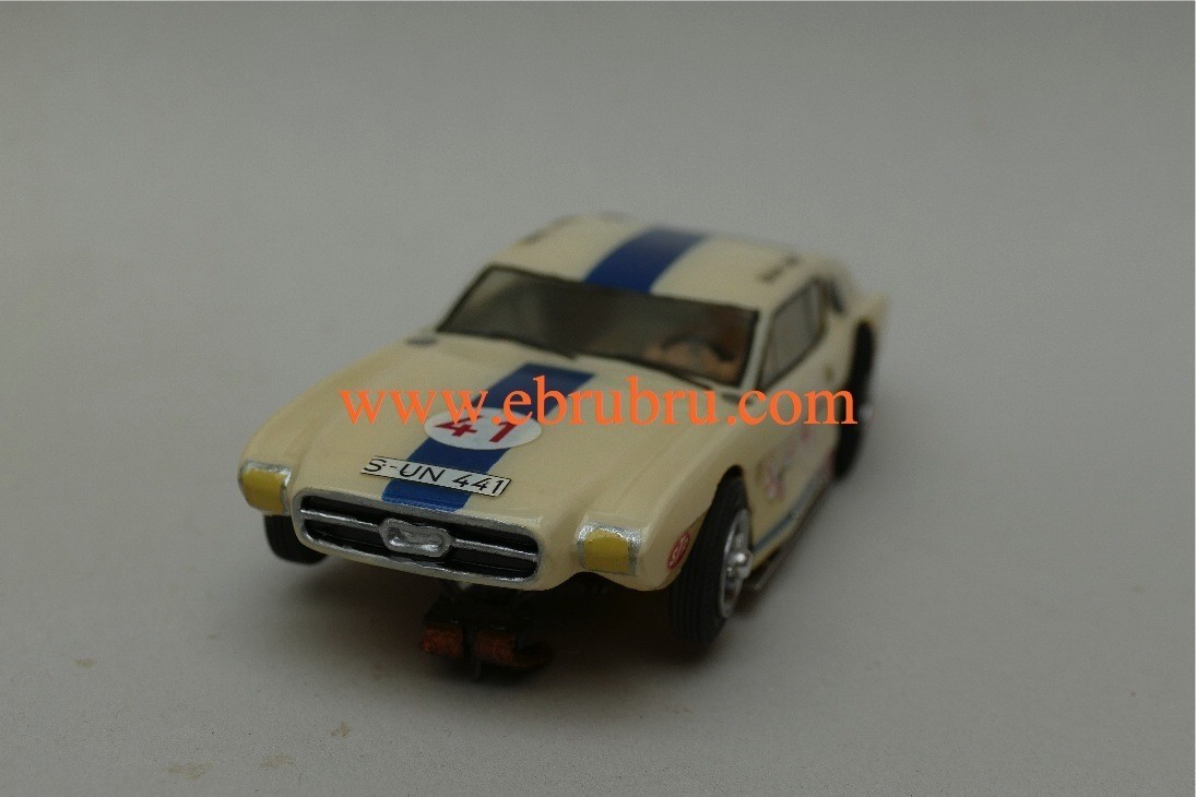 MUSTANG PLUS SCRATCHBUILT LANCER 1/24 RACE CAR SLOT