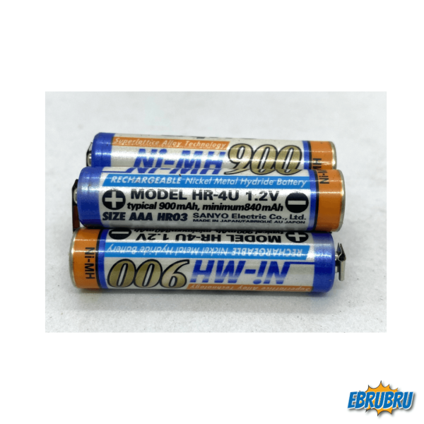 Batteries rechargeables AAA 900 mAh SANYO