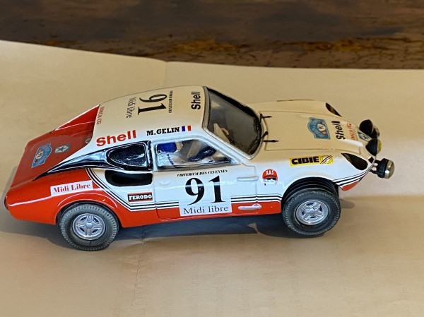 Simca CG MC Critérium des Cevennes 1970 slot résine