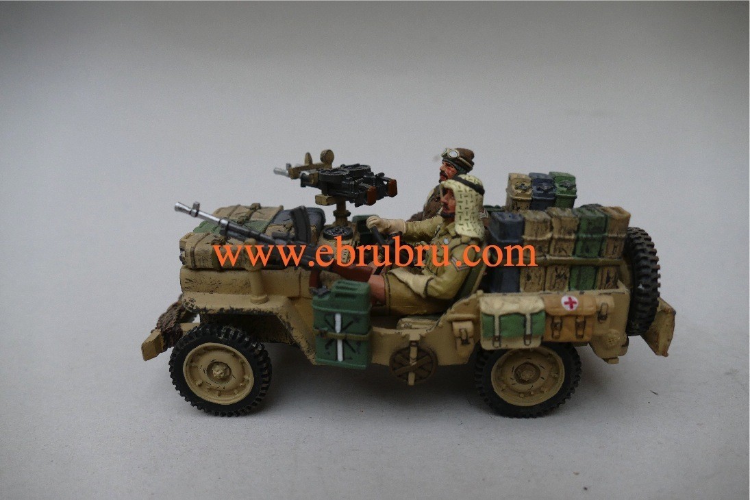 SAS RECCE JEEP 8TH ARMY KING & COUNTRY EA025