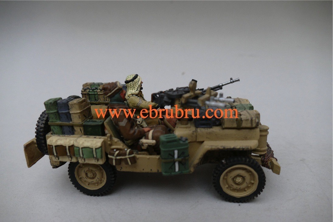 SAS RECCE JEEP 8TH ARMY KING & COUNTRY EA025