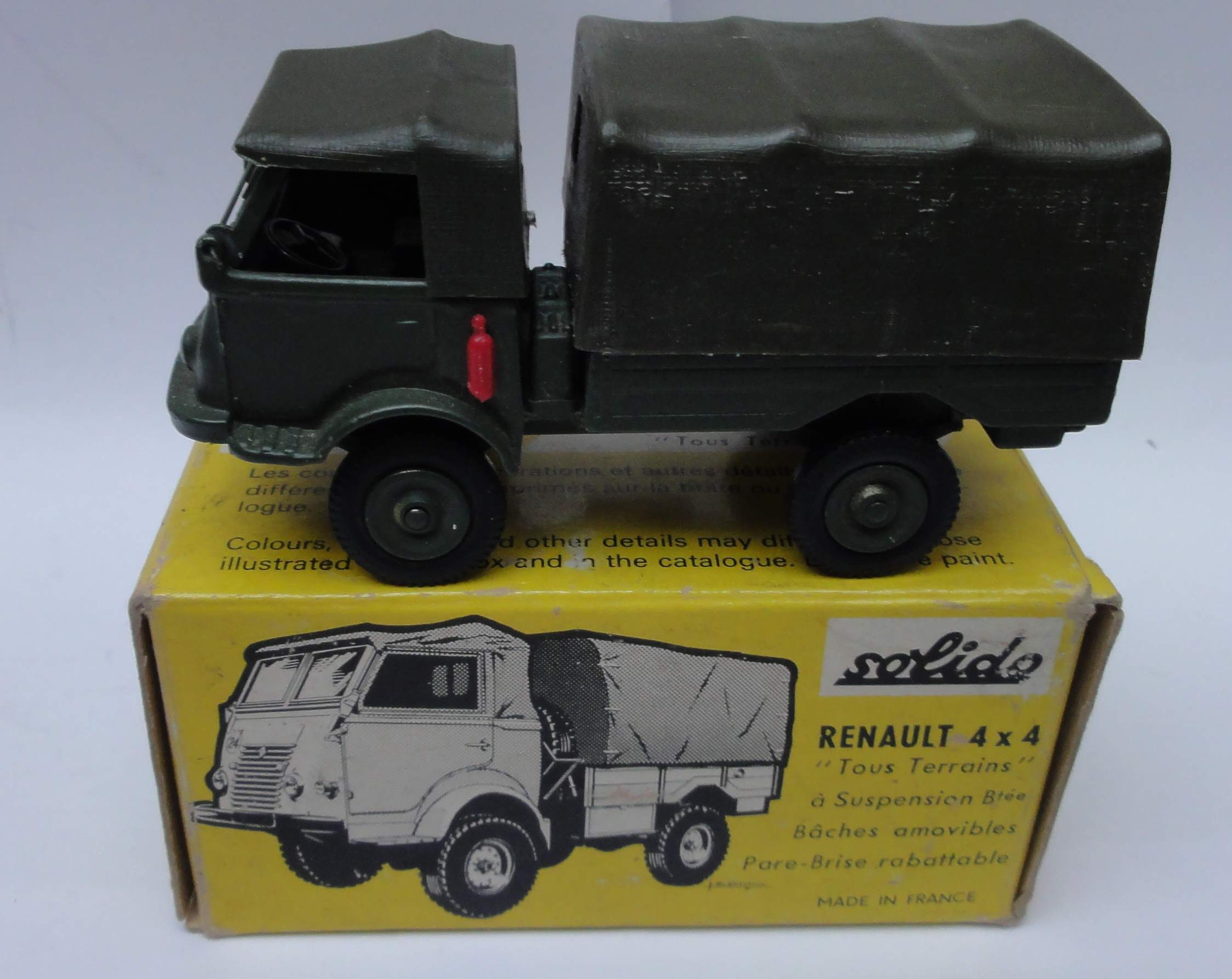 Camion Renault 4 x 4 militaire Solido ref 203