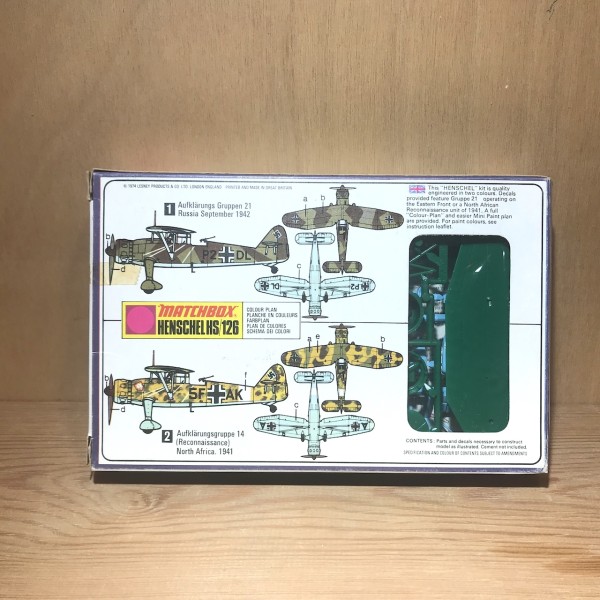 HENSCHEL 126  MATCHBOX 1/72 EME