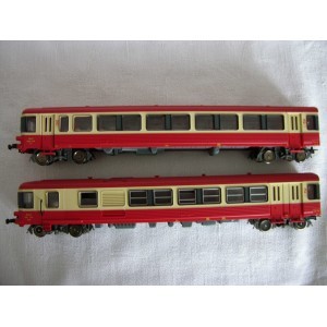 JOUEF autorail XBD4737 + remorque XRABX 8734