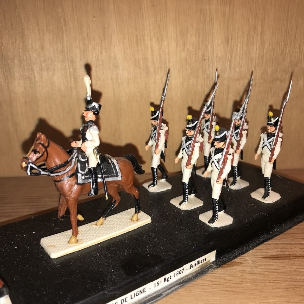 Infanterie de ligne - 15e régiment 1807 - Fusiliers - MDM empire 40mm