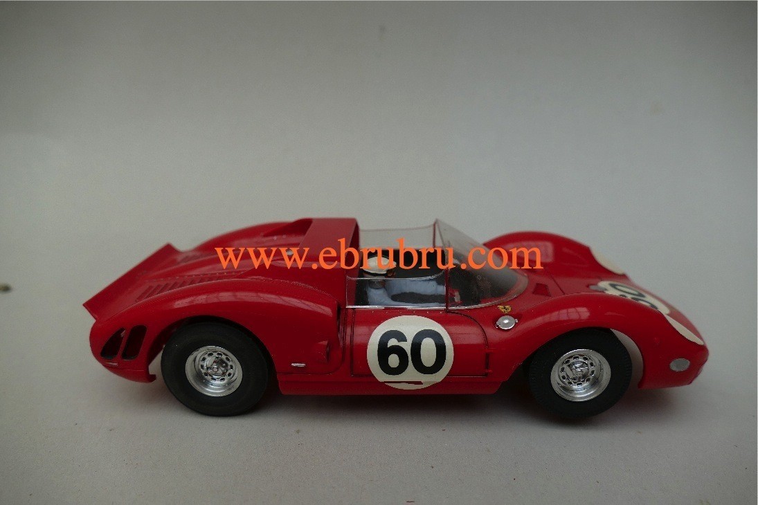 FERRARI P2 ATLAS SCRATCHBUILT 1/24 RACE CAR SLOT