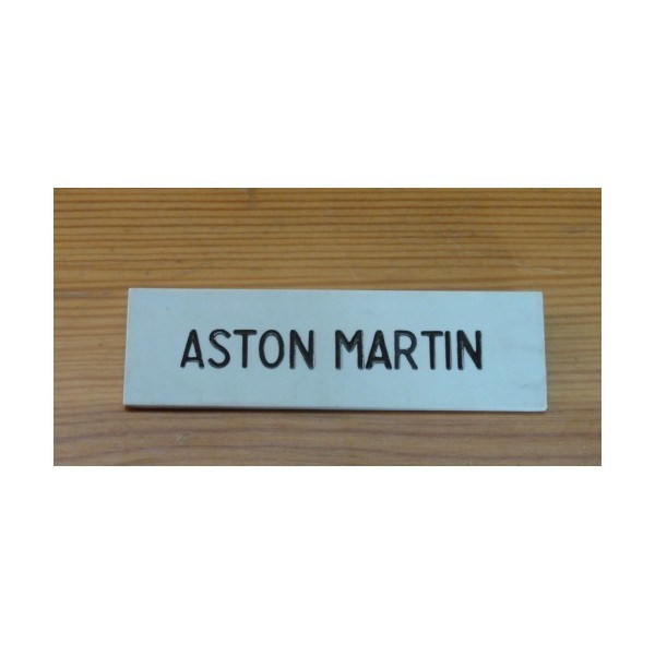 PLAQUE DE STAND ASTON MARTIN SCALEXTRIC A206