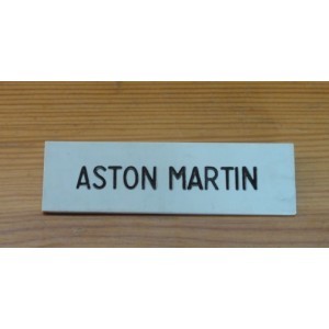 PLAQUE DE STAND ASTON MARTIN SCALEXTRIC A206