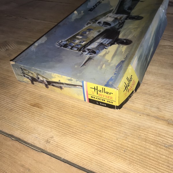 MAQUETTE HELLER AVION BLOCH 210 ÉCHELLE 1/72 BOITE JAUNE MUSÉE  RÉF L 545