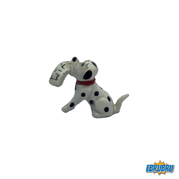 Chiot Dalmatien avec journal - 101 Dalmatiens - Série Disney - Figurine JIM