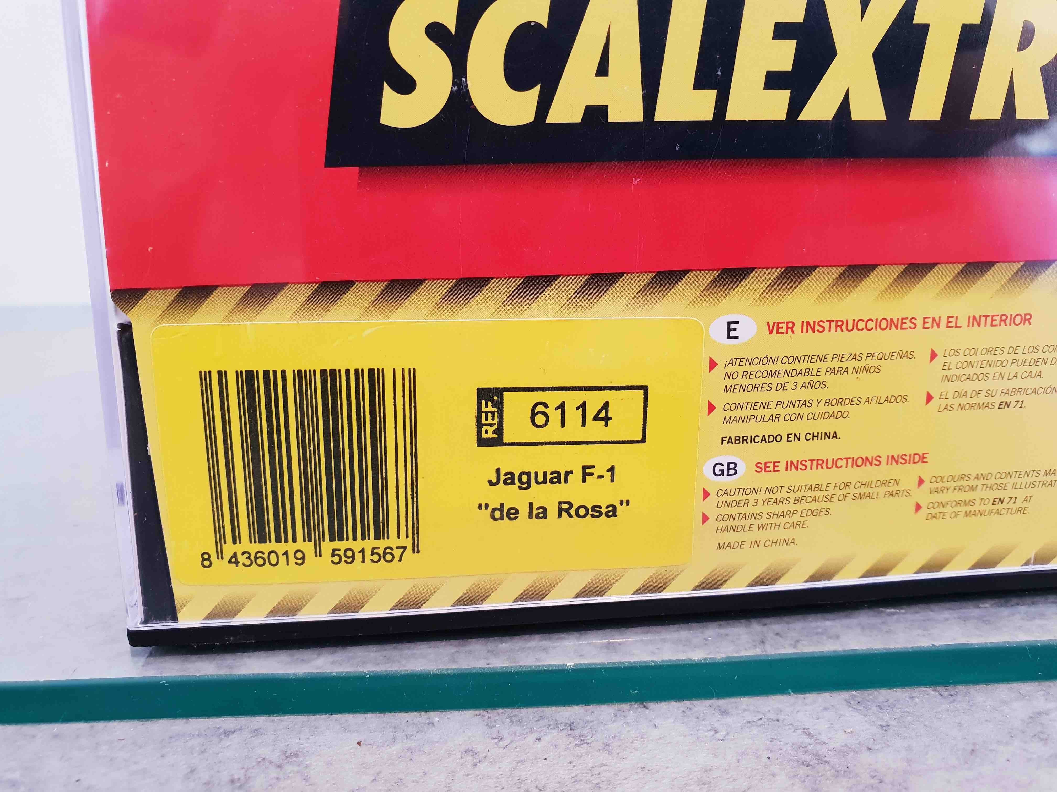 SCALEXTRIC 6114 JAGUAR F1 DE LA ROSA