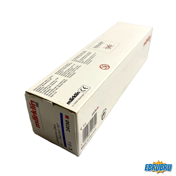 6 rails courbes R1 30° MARKLIN 24130
