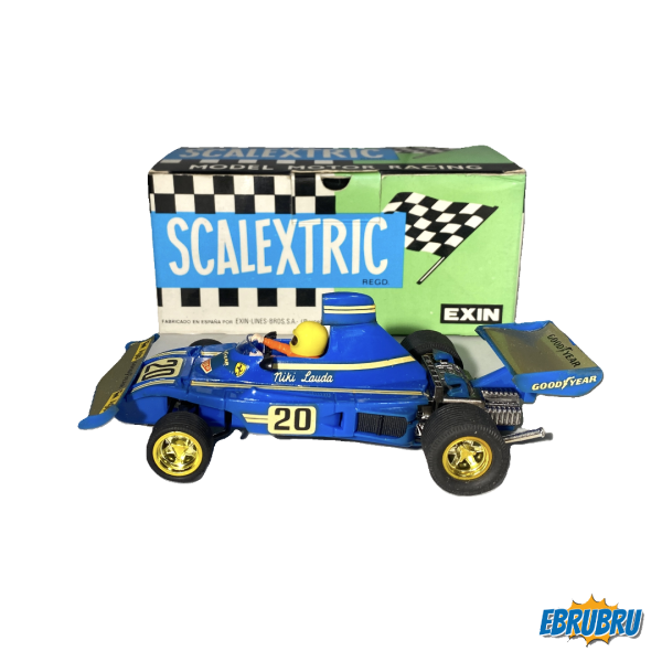 Ferrari B3 Form 1 bleue SCALEXTRIC Exin