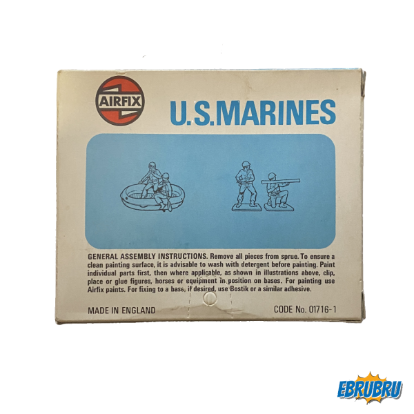 US Marines AIRFIX Boîte bleue sans fenêtre