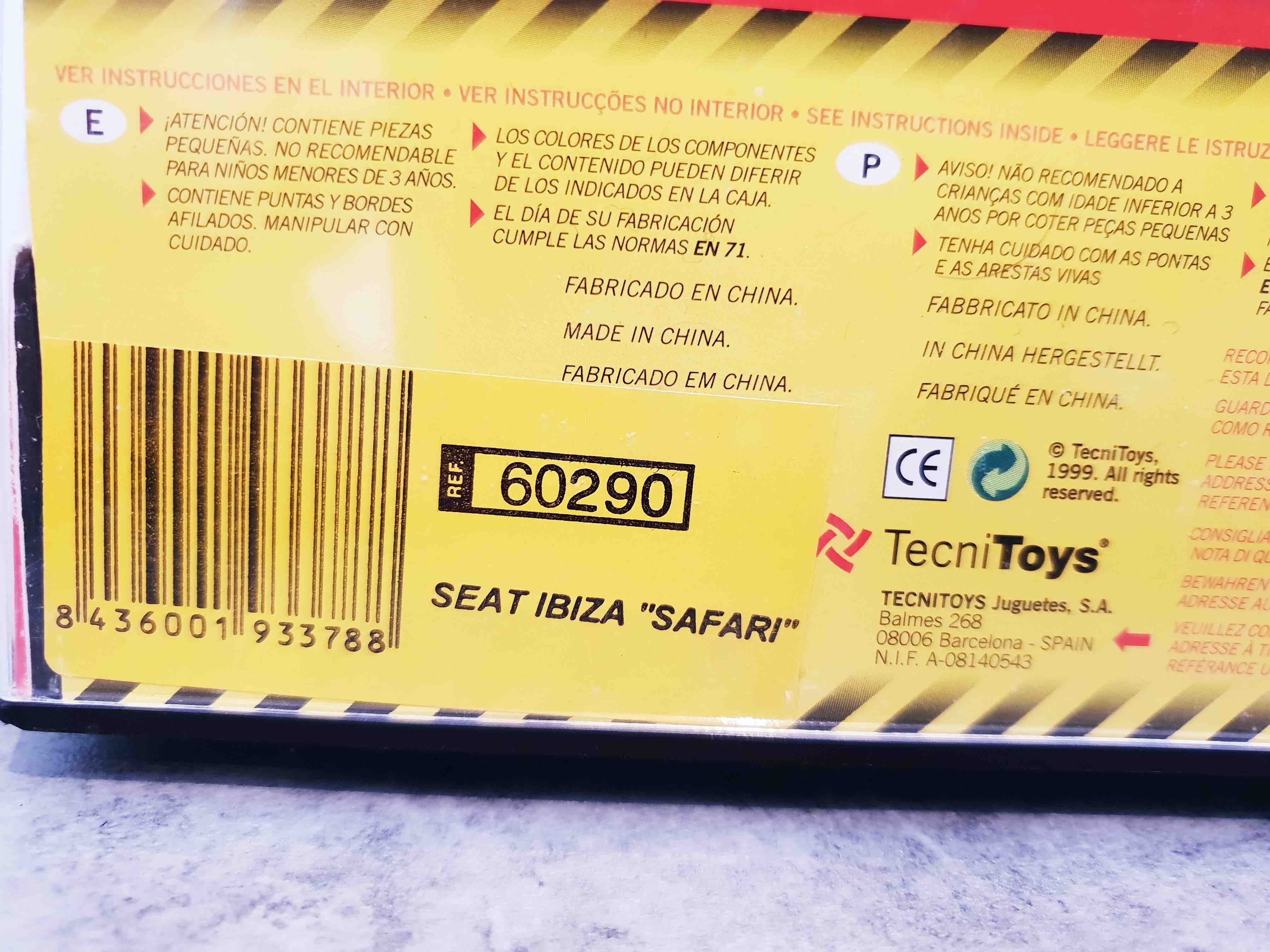 SCALEXTRIC 60290 SEAT IBIZA SAFARI