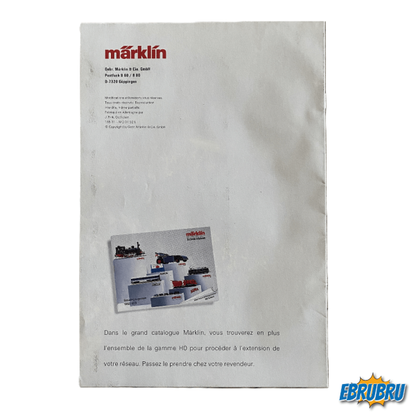 Catalogue MARKLIN 1992