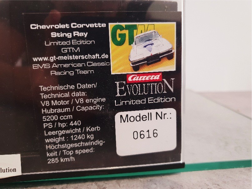 CARRERA 25440 EVOLUTION CORVETTE STING RAY GTM