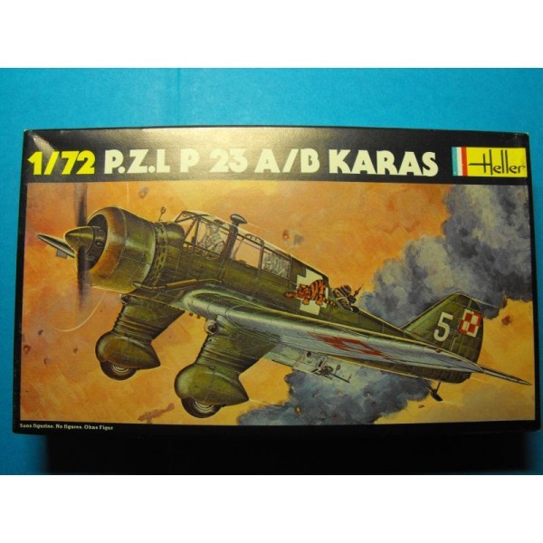 P.Z.L  P 23  KARAS  HELLER  1/72 EME