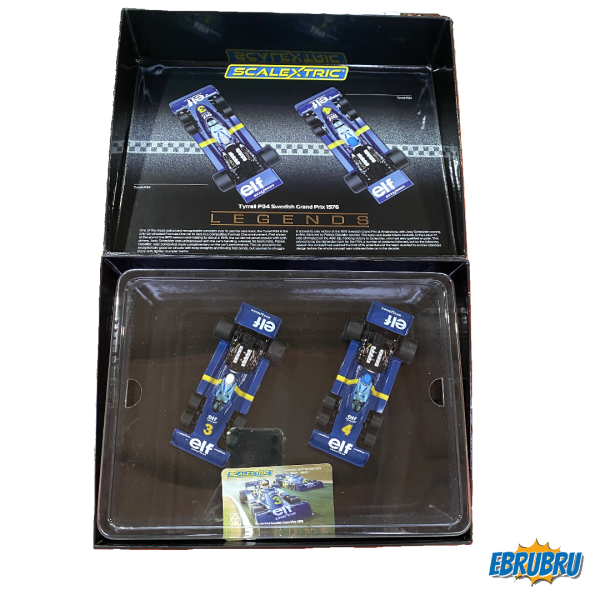 Coffret Legends Tyrrell P34 Swedish Grand Prix 1976 SCALEXTRIC C4084A