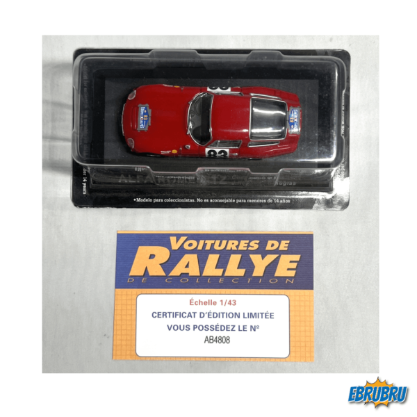 Alfa Roméo TZ - Voitures de Rallye de collection ALTAYA