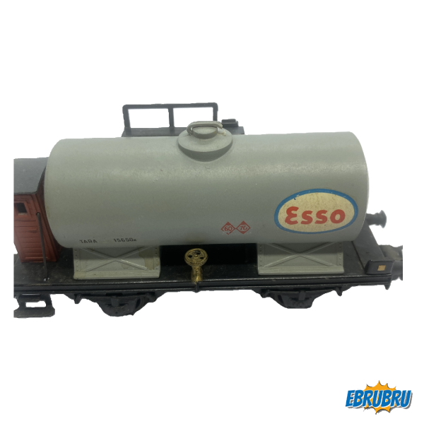 Wagon citerne Esso avec guérite ELECTROTREN