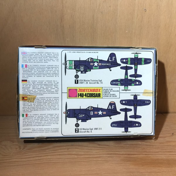 F4U-4Corsair MATCHBOX
