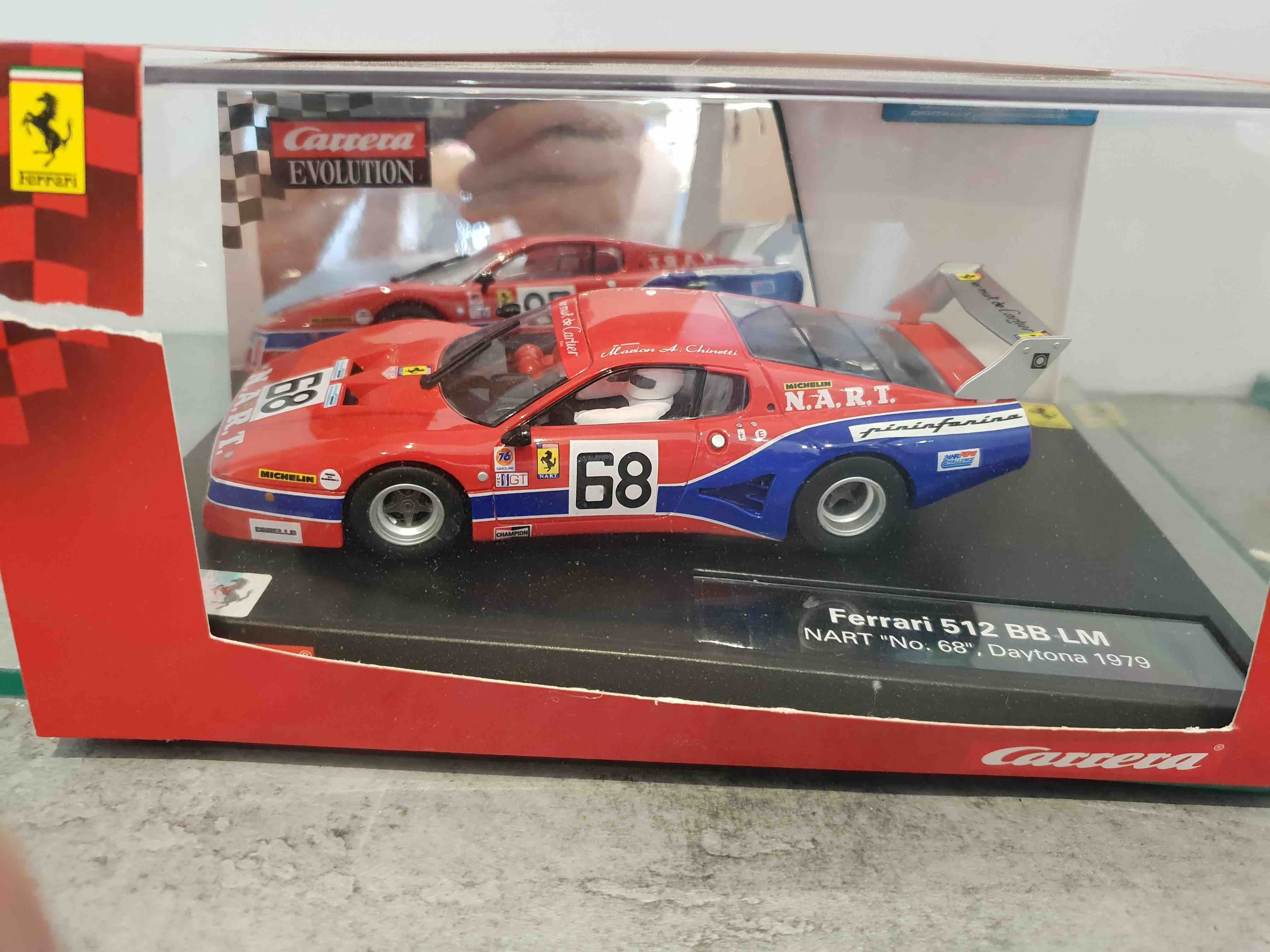 CARRERA 27371 EVOLUTION FERRARI 512 BB LM NART 68 DAYTONA 1979