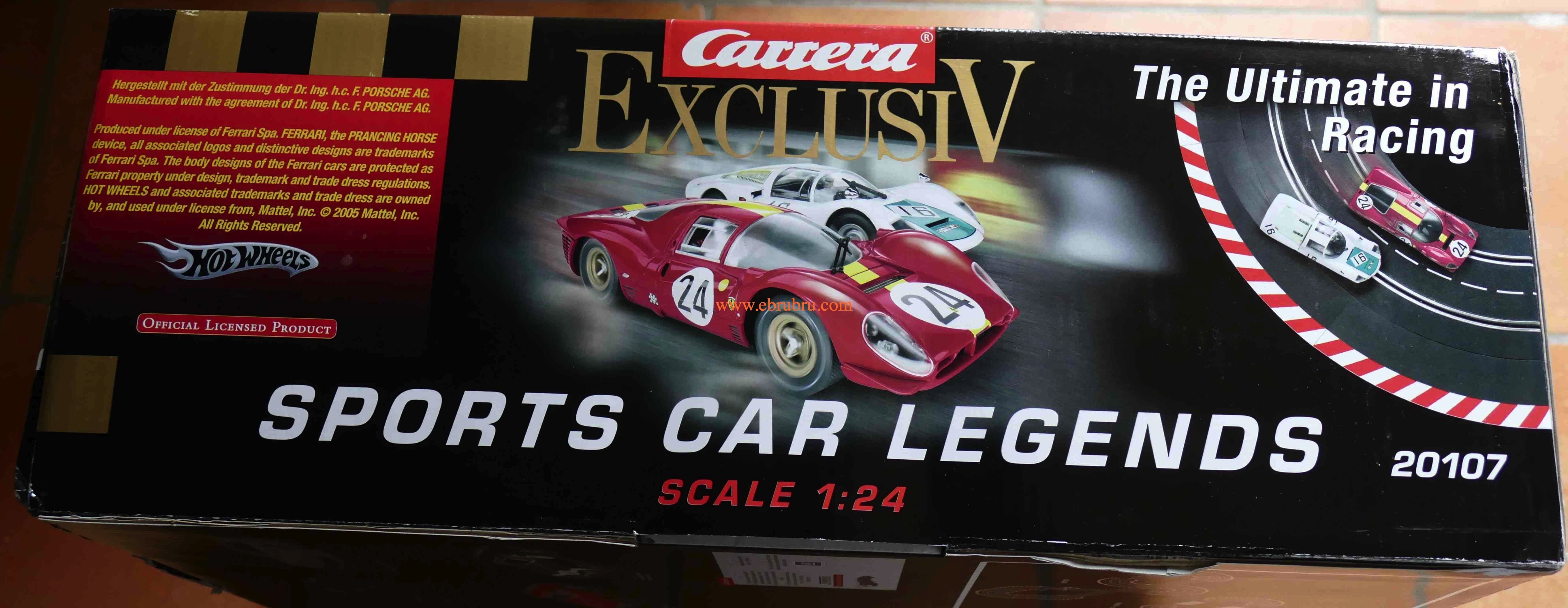 Coffret CARRERA Set 20107 - Sports Car Legends - Porsche C6 & Ferrari 330 P3