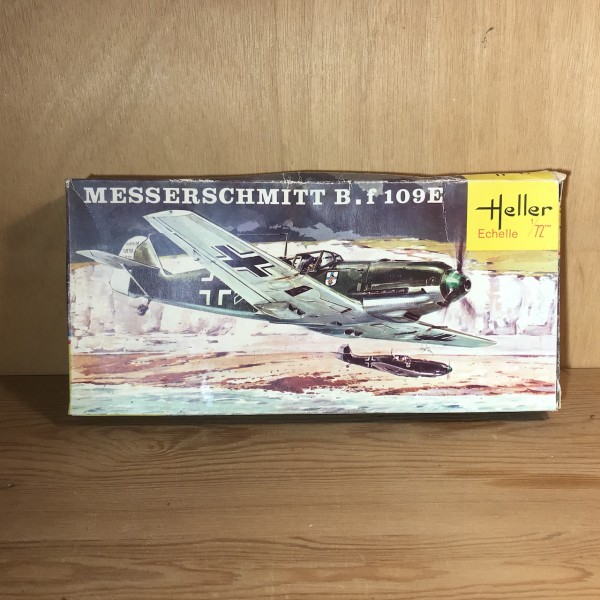HELLER MESSERSCHMITT B.F 109 E BOITE JAUNE 1/72