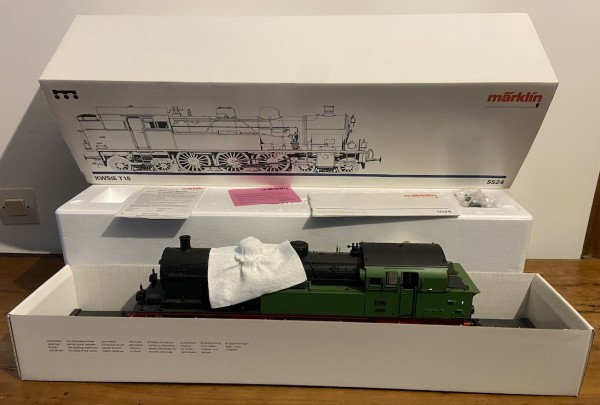 Locomotive À Vapeur  Série T18 Württemberg Märklin 5524 Échelle 1