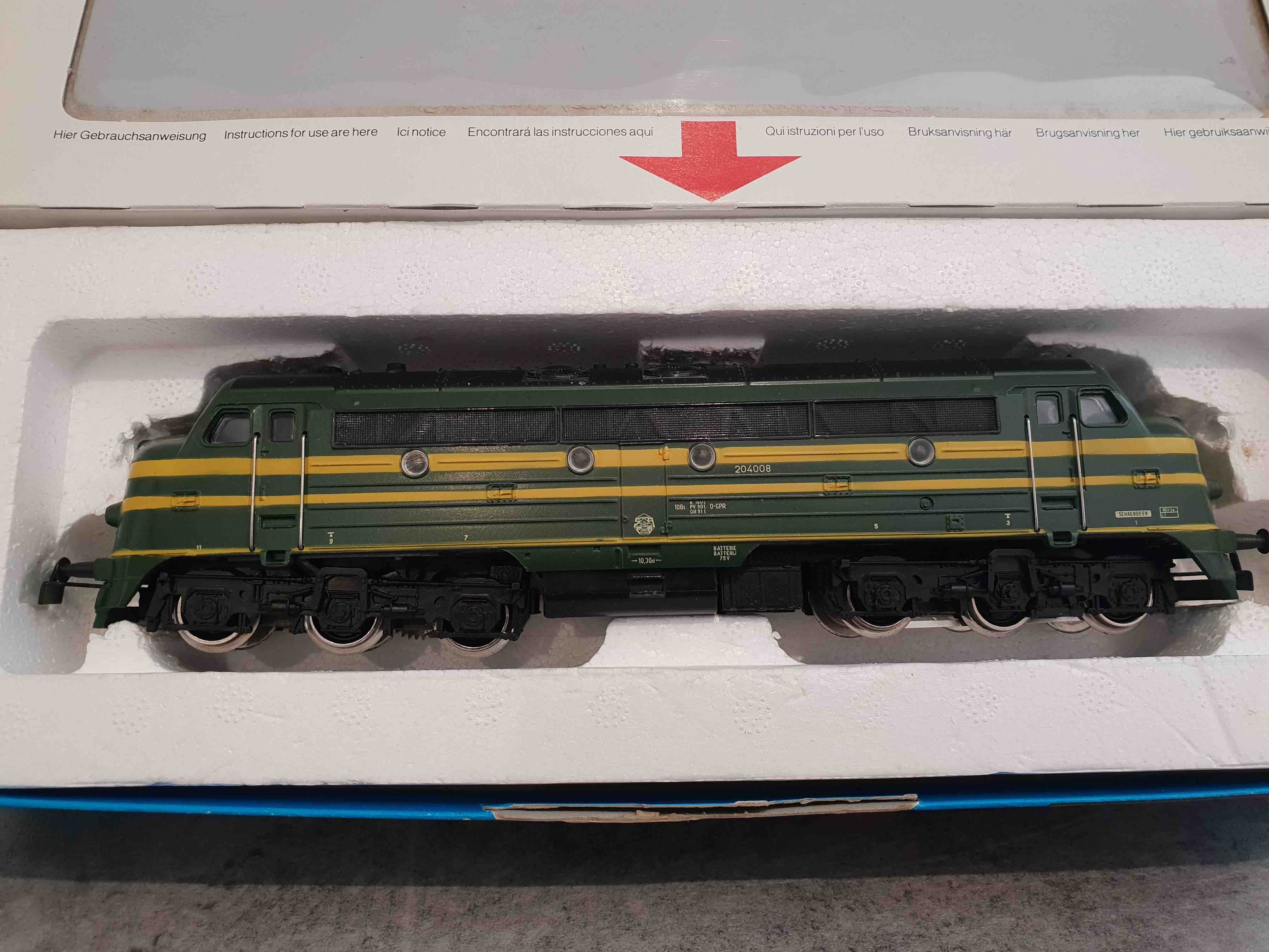 MÄRKLIN HO 3066 Diesel SNCB 204008