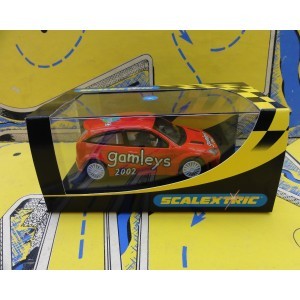 FORD FOCUS WRC GAMLEYS 2002 RED SCALEXTRIC RÉF C2471A