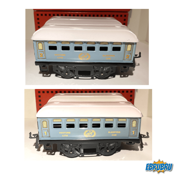 Wagons Dining bleu HORNBY Hachette