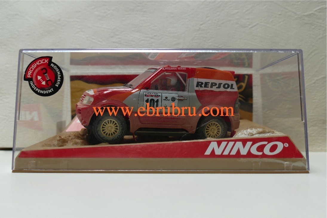 MITSUBISHI PAJERO QATAR N°101 REPSOL  Paris-Dakar  NINCO Réf 50363