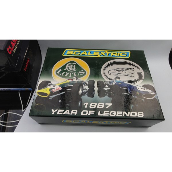 Scalextric Set YEAR OF LEGENDS 1967 mit Lotus und Weslake V-12 Art. C2923A