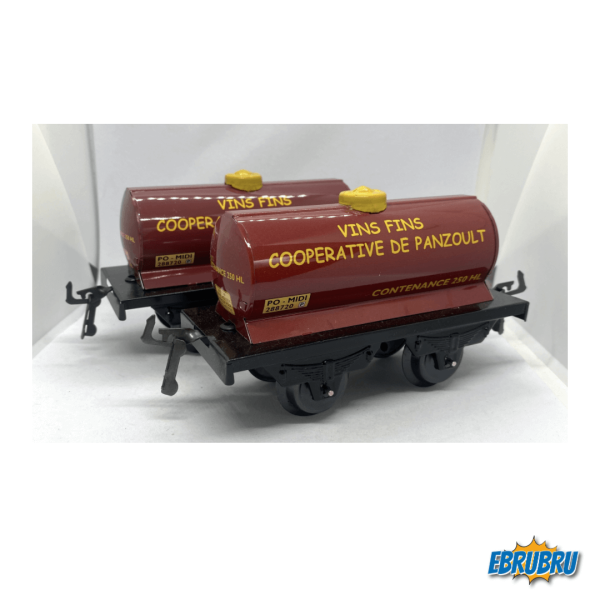 Wagons citernes Vins fins coopérative de Panzoult HORNBY Hachette