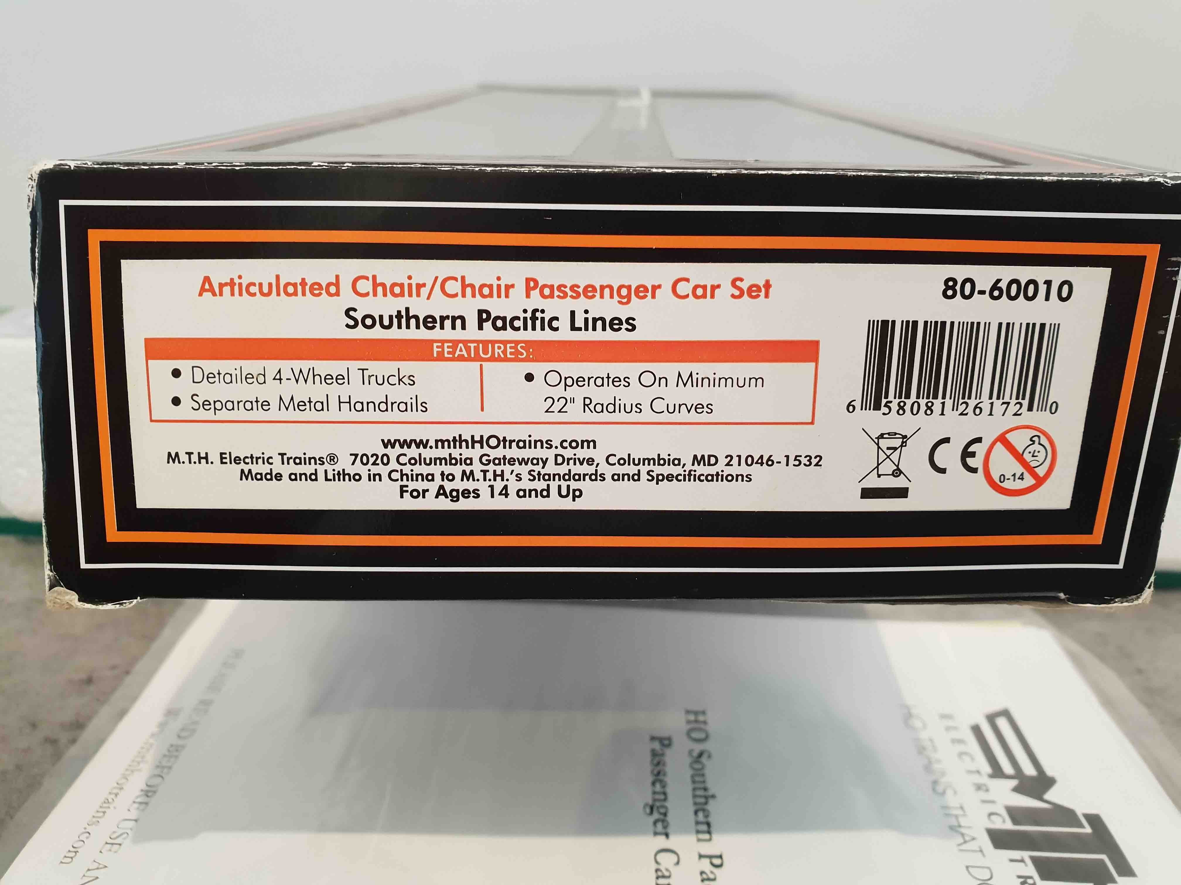 MTH SOUTHERN PACIFIC LINES 80-60010