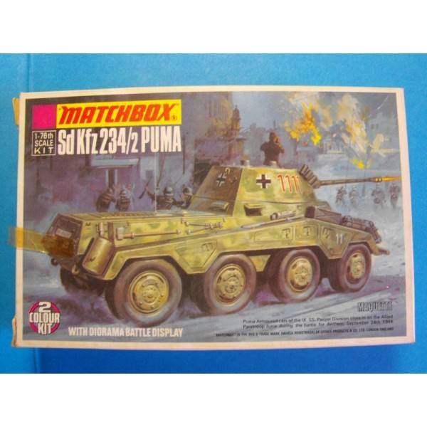 SDKFZ  234/2  PUMA  MATCHBOX  1/72 EME