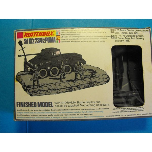 SDKFZ  234/2  PUMA  MATCHBOX  1/72 EME