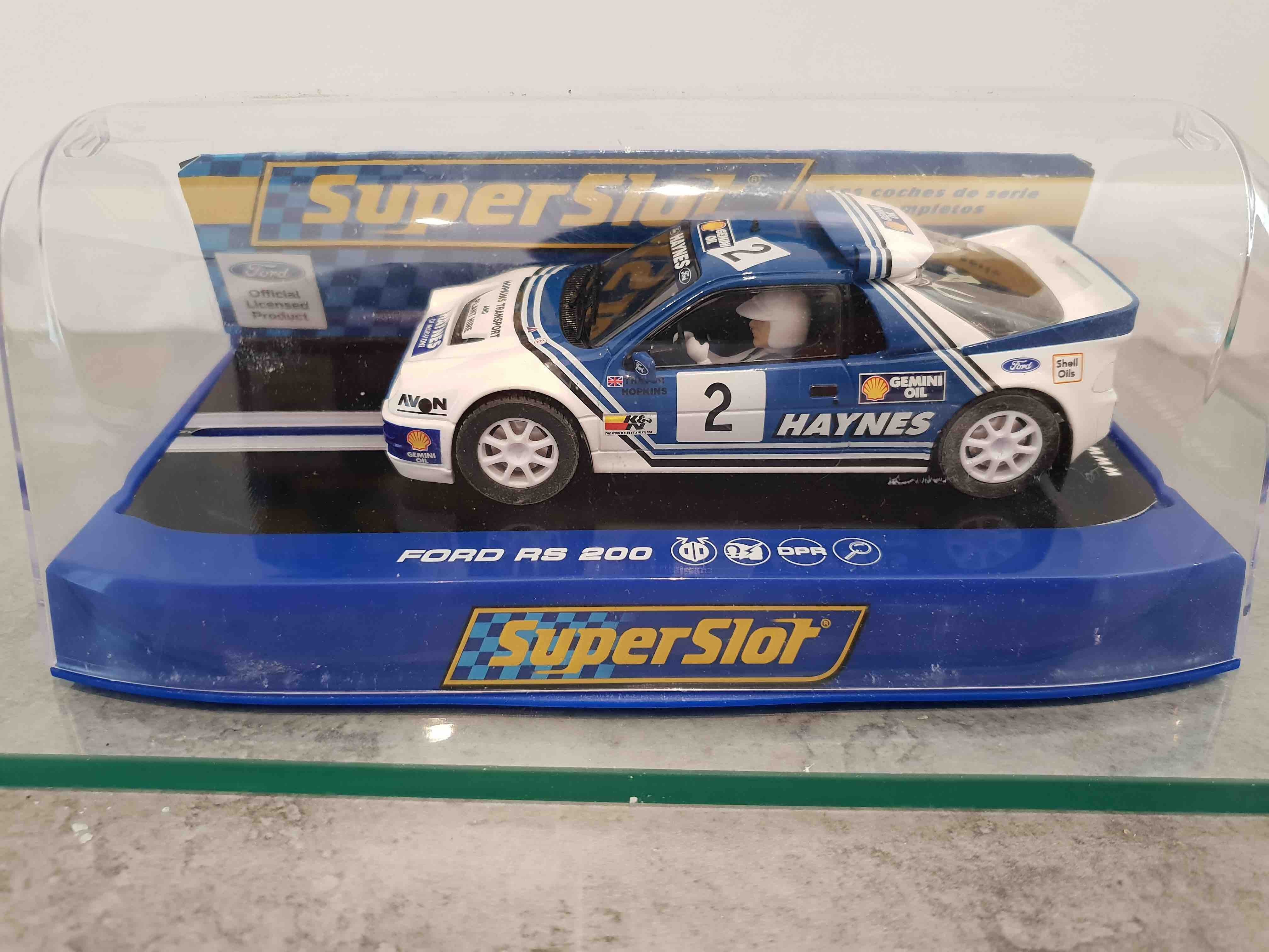 SCALEXTRIC H3407 FORD RS 200 HAYNES