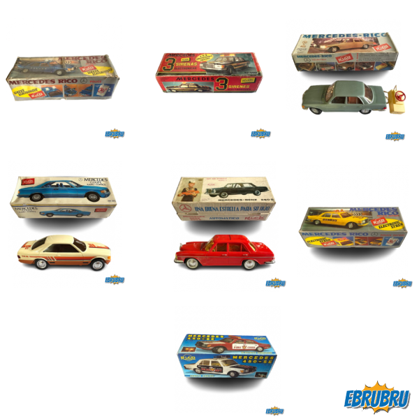 Lot 7 voitures RC RICO