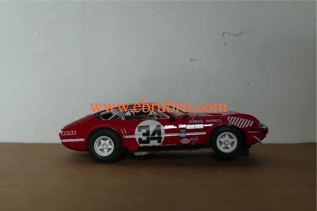 Ferrari 365 GTB4 Daytona N°34 Le Mans 1972  Fly Ref 88132