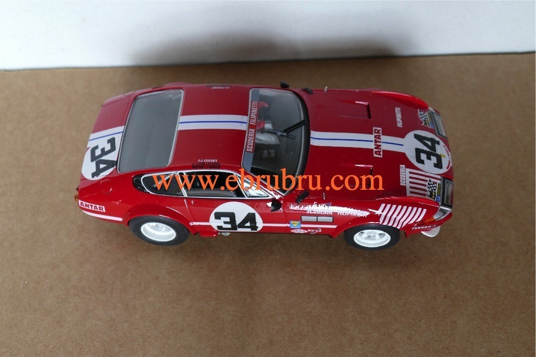 Ferrari 365 GTB4 Daytona N°34 Le Mans 1972  Fly Ref 88132