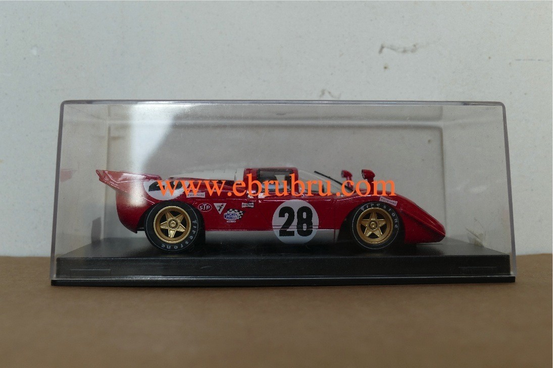 FERRARI 512 S Berlinetta rouge N°28 3rd DAYTONA 1970 Fly Ref C21