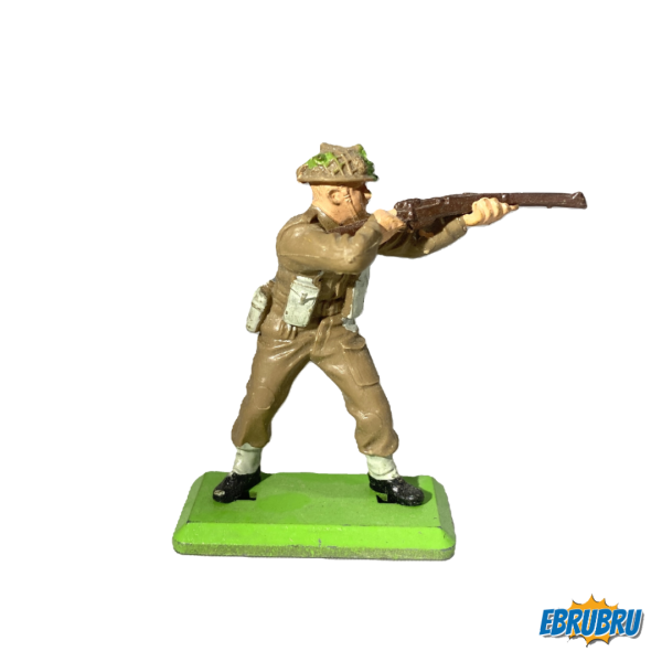 Soldat Anglais Tireur fusil debout WWII BRITAINS Deetails